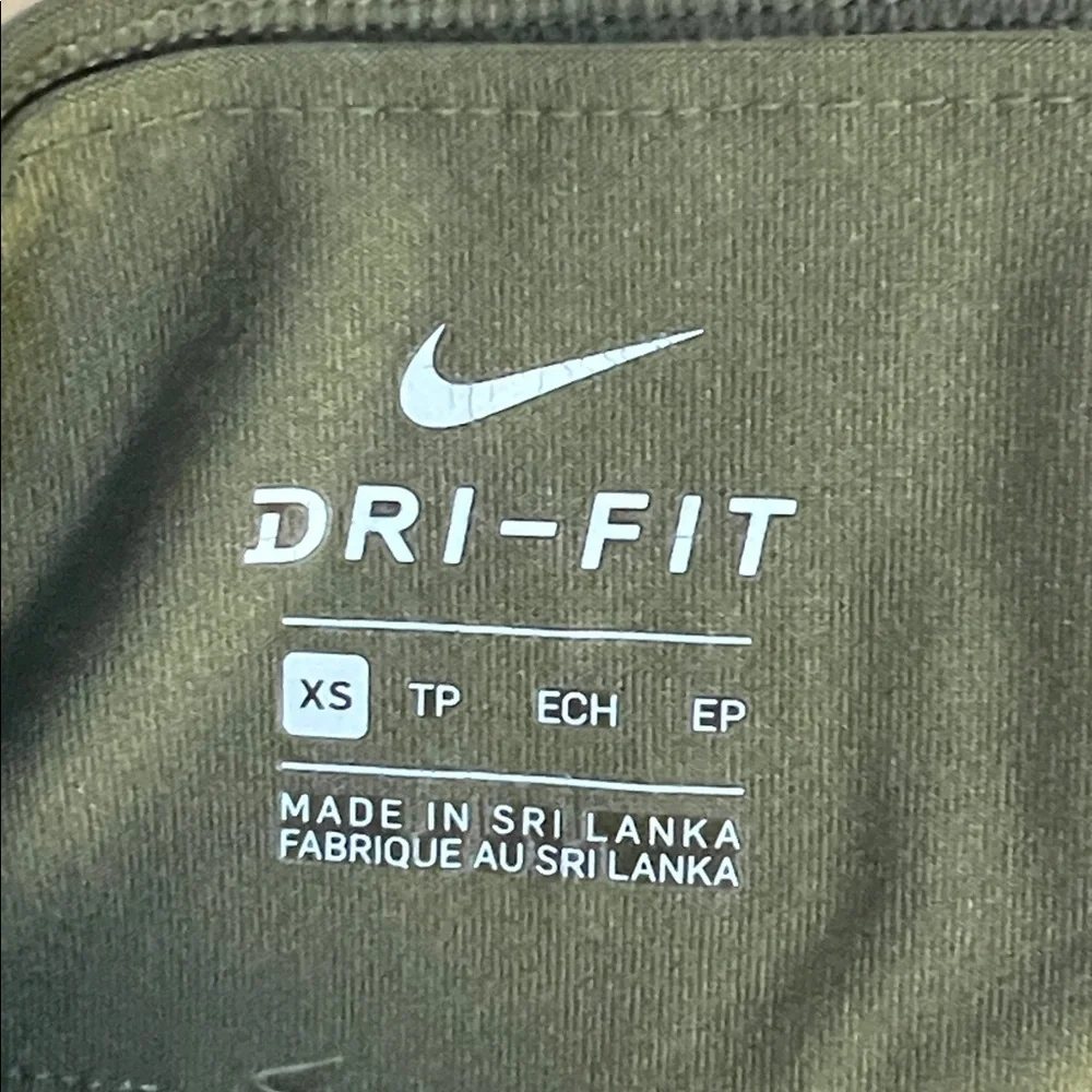 Nike Dri Fit Women's Olive, Navy, and Gray Leggings Size XS